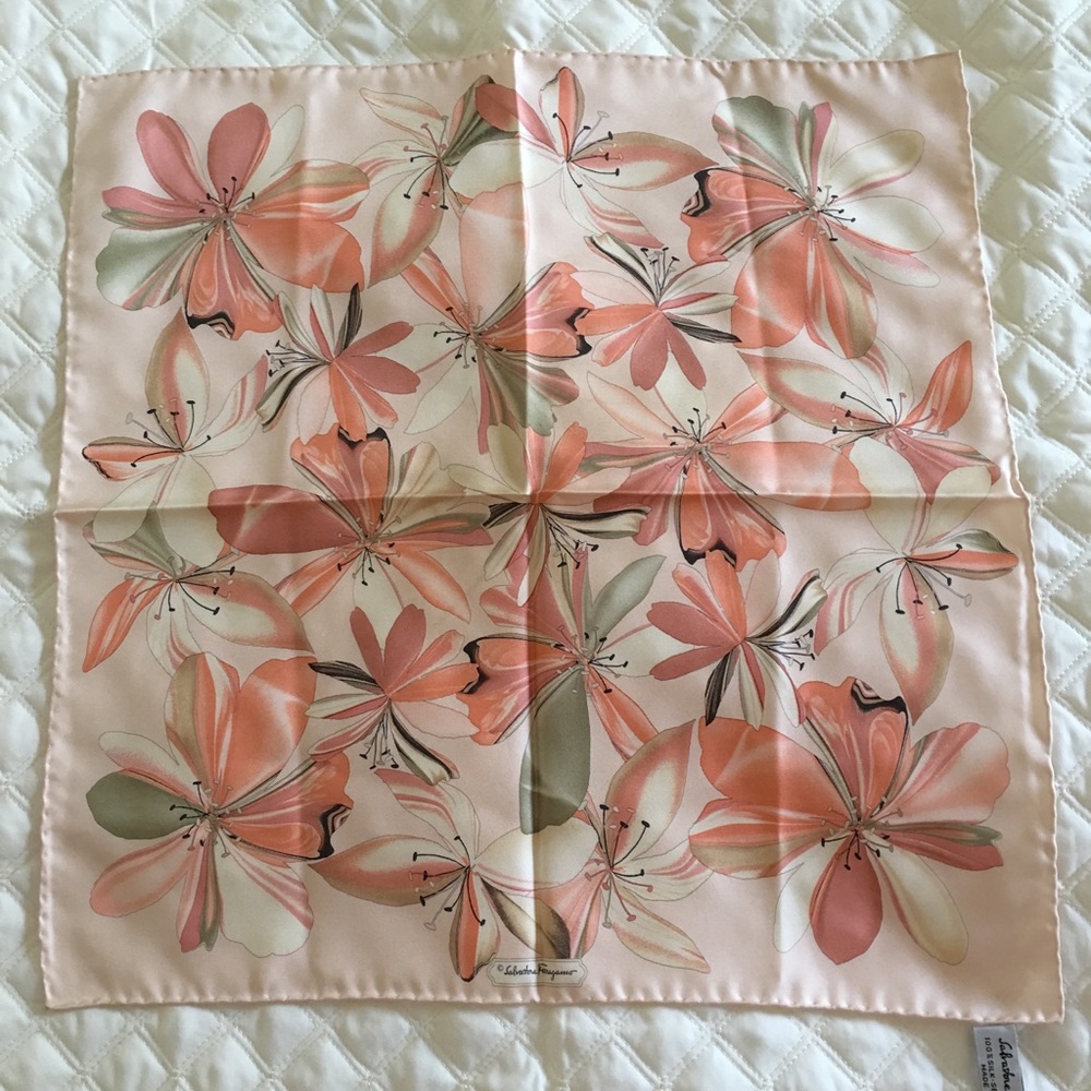 Salvatore Ferragamo silk scarf